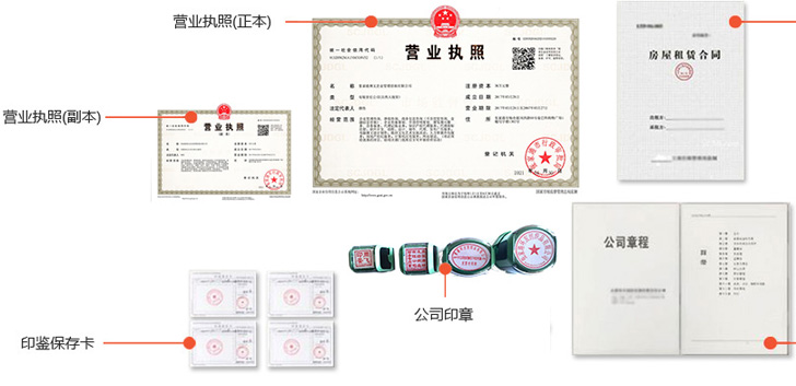 西工办完后会拿到那些材料